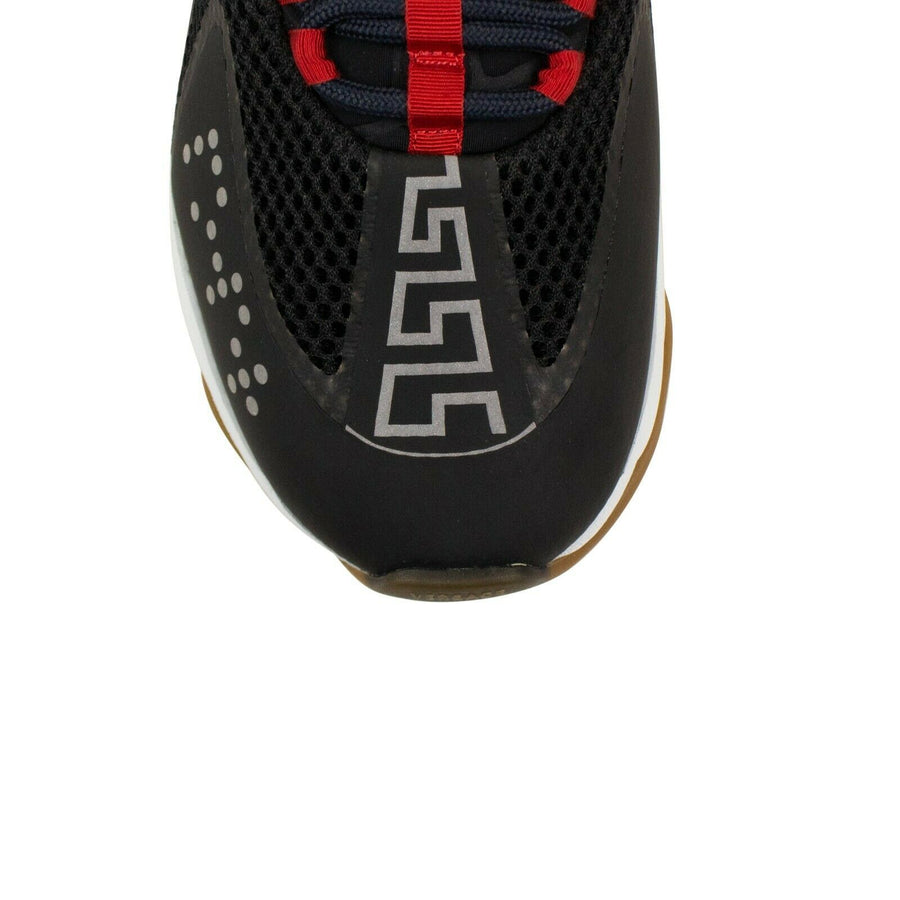 'Cross Chainer' Bianco Sneakers - Navy