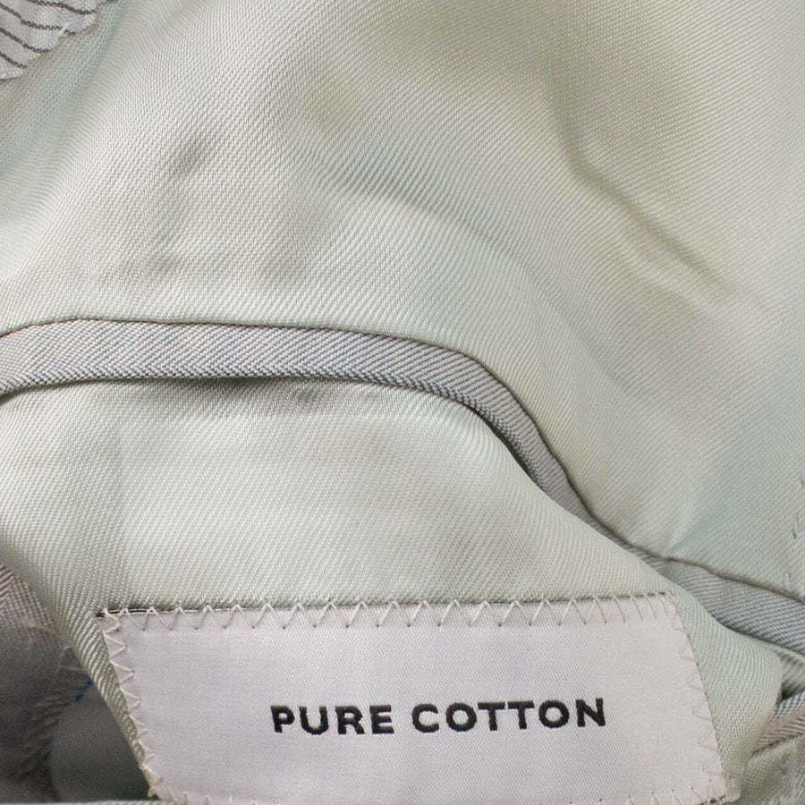 Drop 8 Cotton 3 Roll 2 Button Slim Fit Suit - Tan