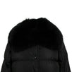 'Mesange' Down Filled Quilted Puffer Coat - Black