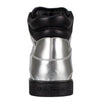 Stephen 2 Metallic Leather High-Top Sneakers - Silver