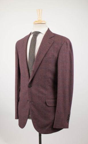 Cashmere Blend 3/2 Button Sport Coat - Purple