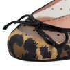 Mesh Polka Dots & Leopard Flats - Black / Leopard Print