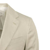 Drop 10 Cotton Three Roll Two Button Sport Coat - Beige