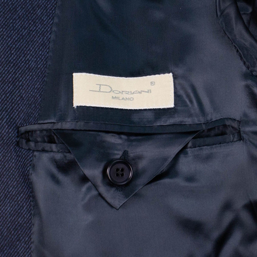 Doriani By Caruso Wool Blend Topcoat - Blue