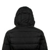 'Talev' Down Filled Quilted Puffer Long Coat - Black