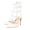 Kadreyana 100mm Caged Sandal Pumps - White