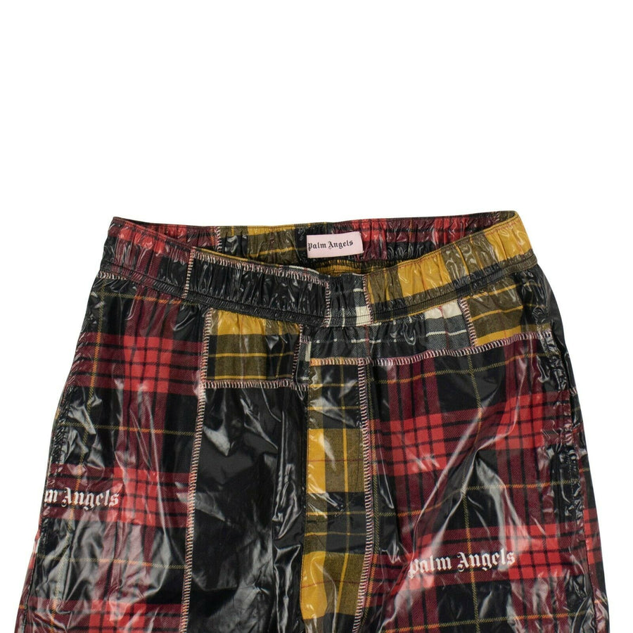 Checked Print Loose Pants