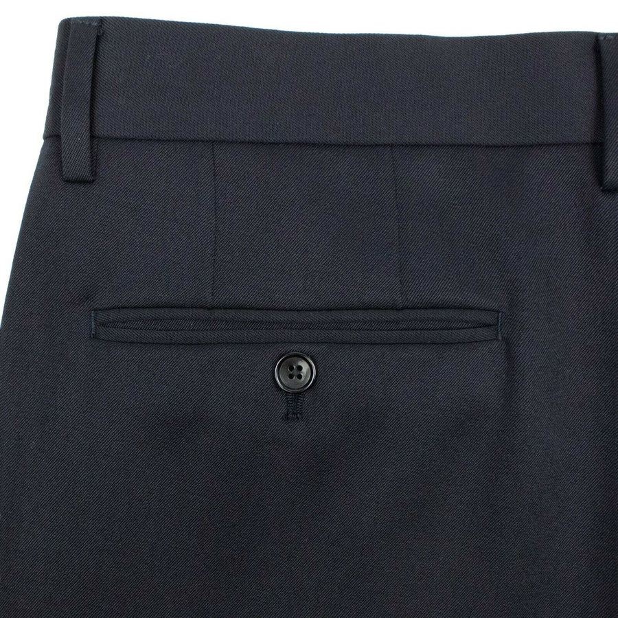 Wool Dress Pants - Navy Blue