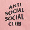 Cotton 'ASSC' Logo Weird Baseball Cap - Pink