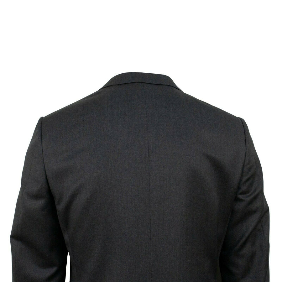 Wool Two Button Suit - Gray