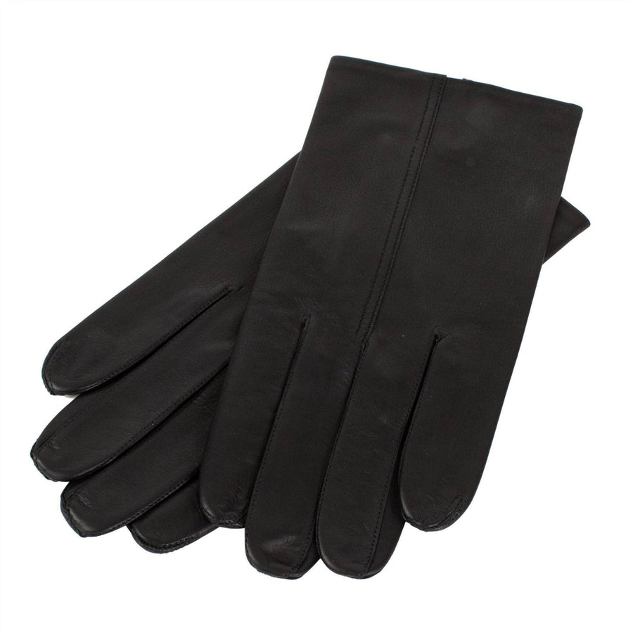 Black Calfskin Leather Gloves