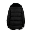 'Mesange' Down Filled Quilted Puffer Coat - Black