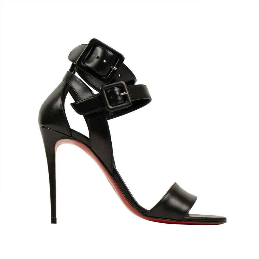 Multipot Double Buckle Sandal Pumps - Black
