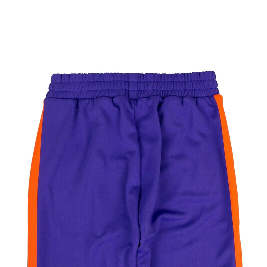 Polyester Classic Track Pants - Purple And Orange