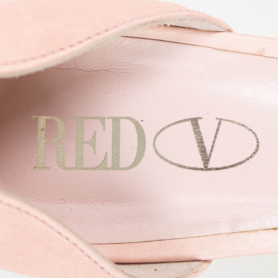 Leather Bow D'Orsay Pumps - Rose