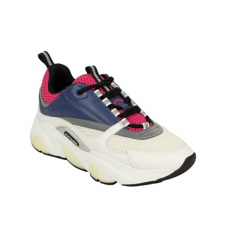 Technical Knit 'B22' Chunky Sneakers - White