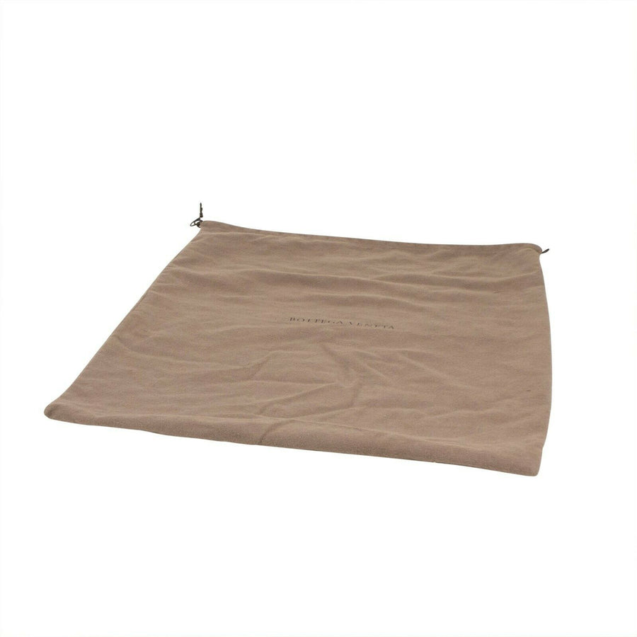 Leather 'Intrecciato' Backpack - Dark Cement