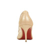 'Follies Strass' Mesh 70mm Pumps Heels - Nude