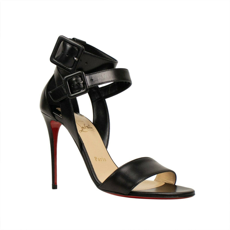 Multipot Double Buckle Sandal Pumps - Black
