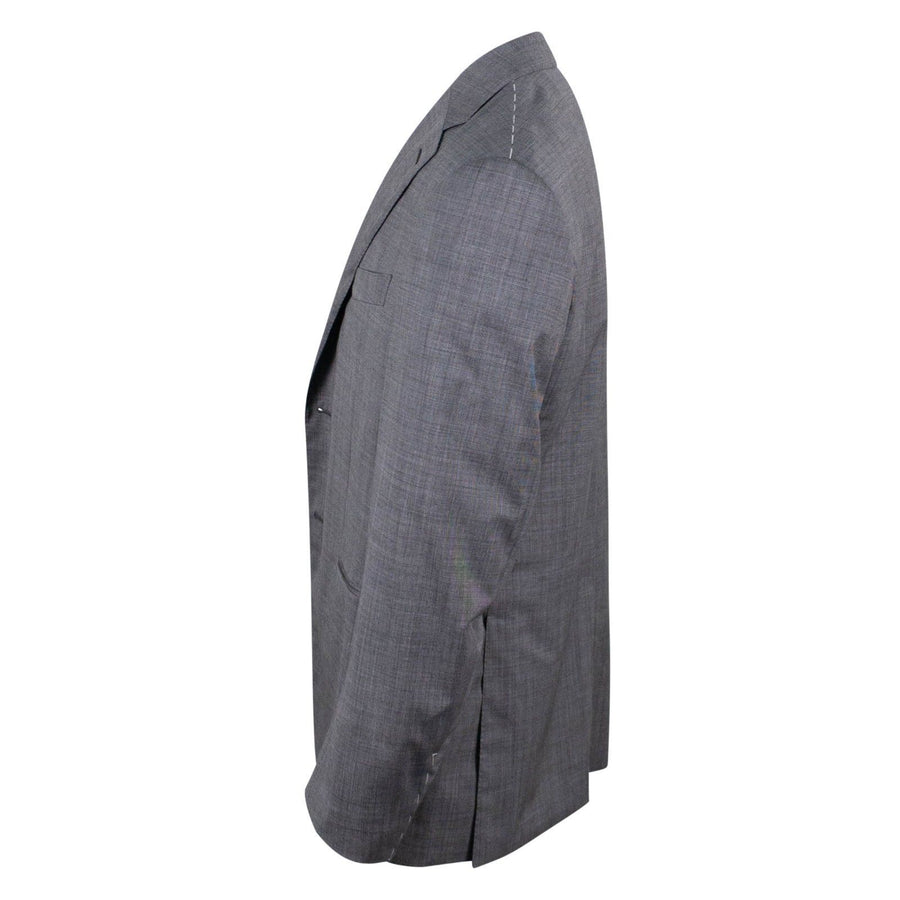 Drop 7 Birdseye Wool Two Button Suit - Gray