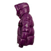 'Wilson' Down Filled Quilted Puffer Coat - Purple
