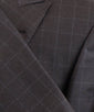 Graph Check Wool Double Breasted Sport Coat - Brown