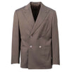 Drop 7 Wool Double Breasted Slim/Trim Fit Suit - Light Brown