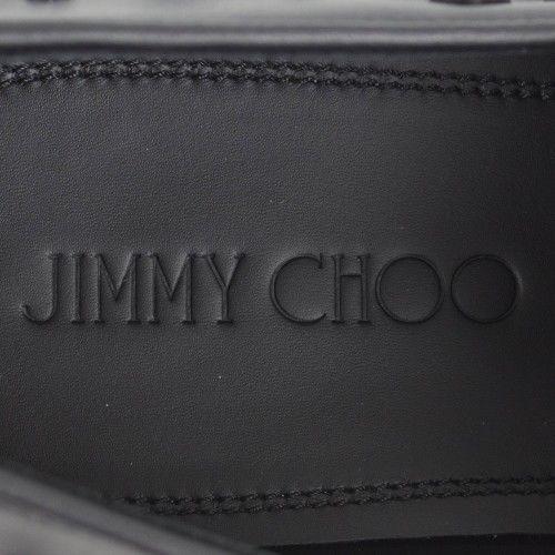 Sloane Leather Star Embellished Loafers - Black