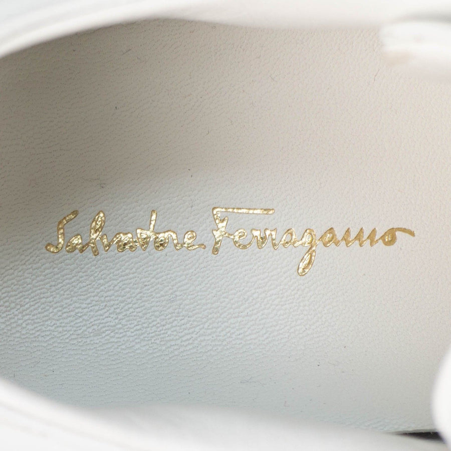 Vulcano Leather Sneakers - White