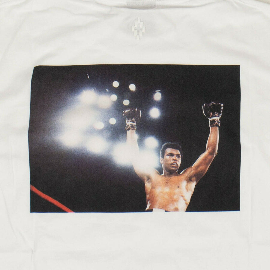 MARCELO BURLON x MUHAMMAD ALI Cotton Ali Ring T-Shirt - White