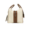 Cotton Horseferry Print Canvas Cube Bag - Beige
