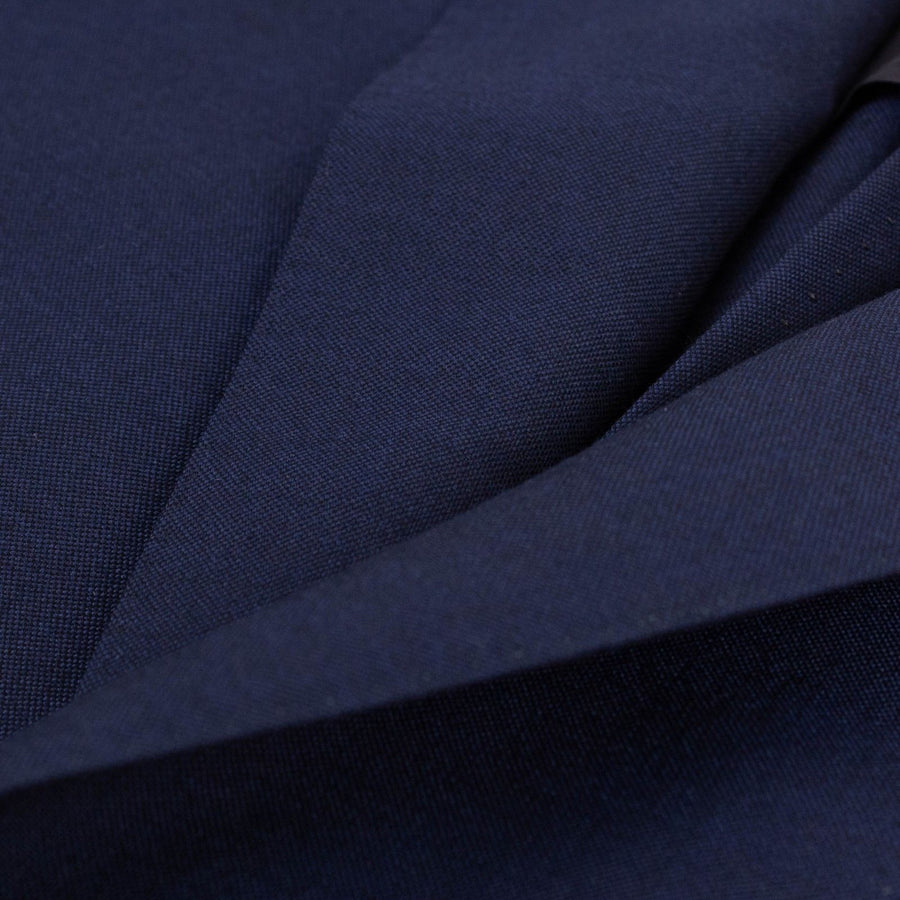 Caruso Drop 7 Wool Two Button Sport Coat -  Navy Blue