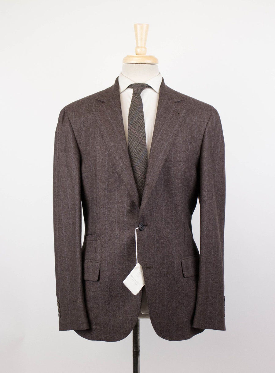 Cashmere Blend 3/2 Button Sport Coat - Brown
