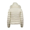 'Badyfur' Down Filled Quilted Puffer Coat - White