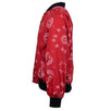 Reversible Paisley Bomber Jacket - Black / Red