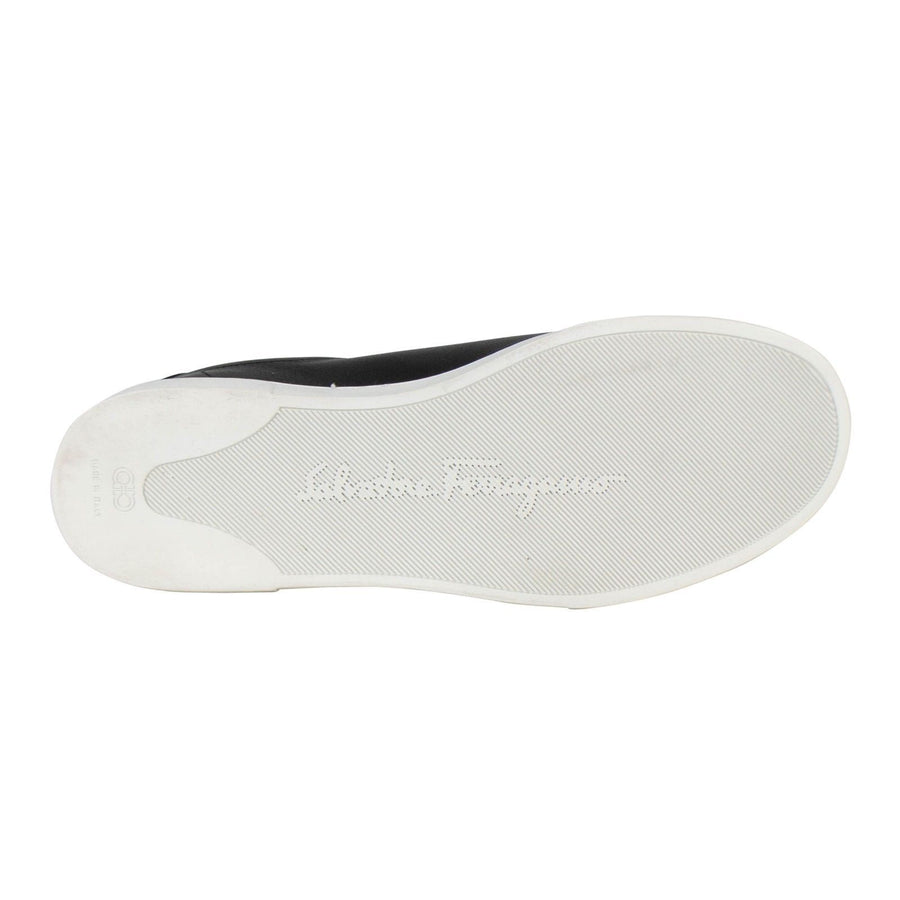 Vulcano Leather Sneakers - Black