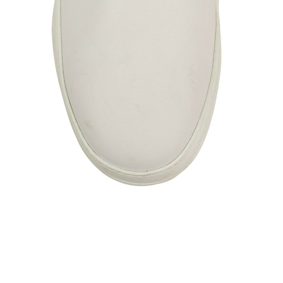 Z ZEGNA Rubber Rain Boots - White