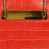 Small Crocodile Cable Shopper Tote - Coral