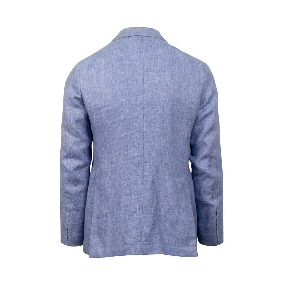 Drop 8 3 Roll 2 Button Linen Sport Coat - Blue