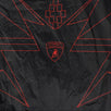 Lamborghini Windbreaker Jacket - Black / Red