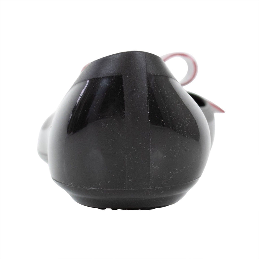 Rubber Bow Flats - Black / Red