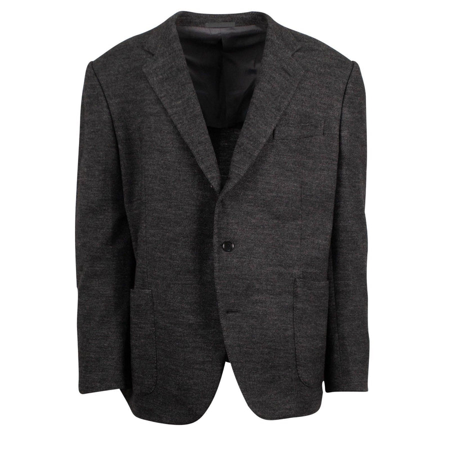 Drop 7 Cashmere Blend Two Button Sport Coat - Heather Grey