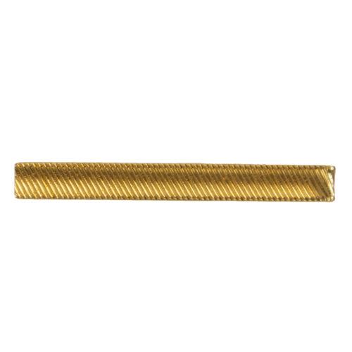 Brass Diagonal Tie Bar - Gold