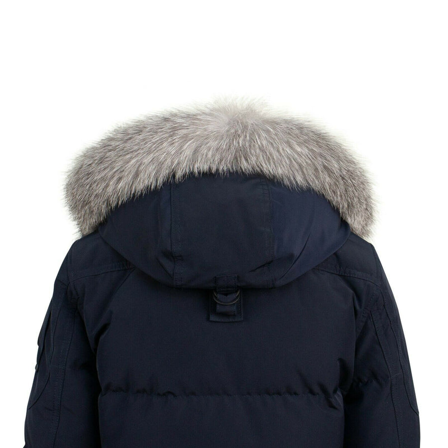 Women's 'Debaies' Down Puffer Jacket - Navy Blue