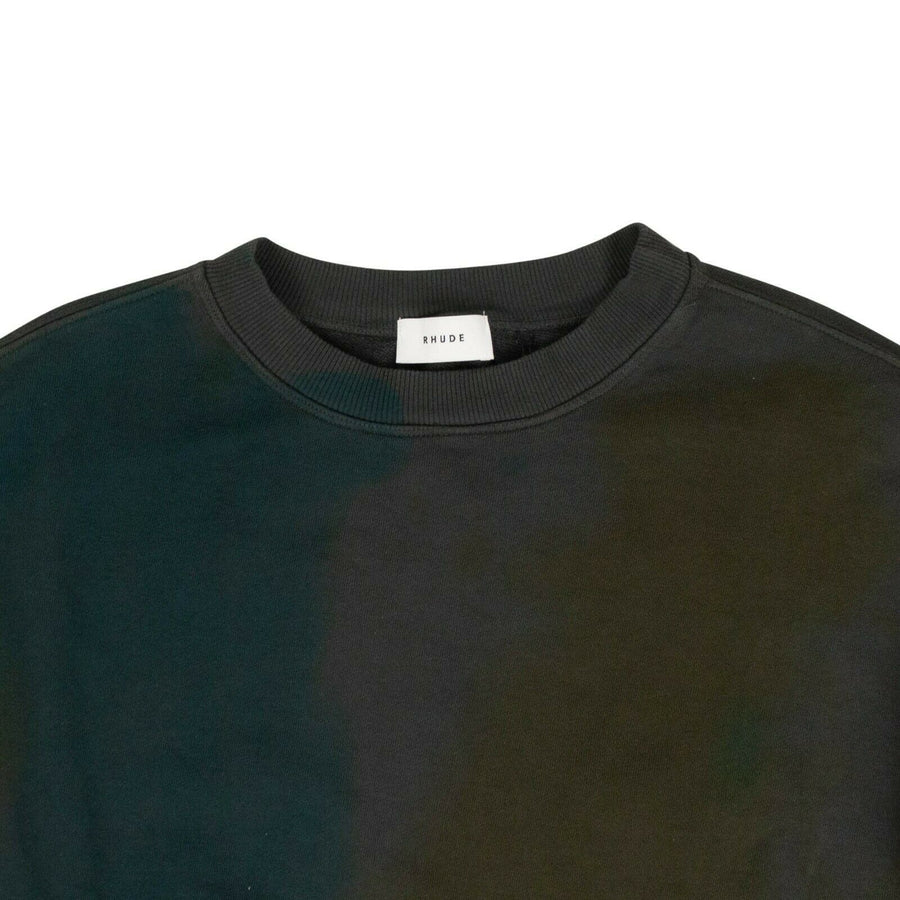 Camo Crew Neck Sweatshirt - Green