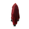 Velvet Puffer Bomber Jacket - Red
