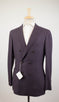 Cashmere Blend Double Breasted Sport Coat - Purple