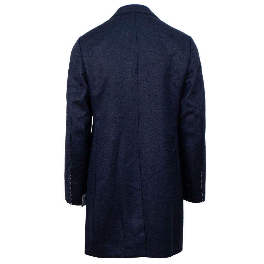 Doriani By Caruso Wool Blend Topcoat - Blue