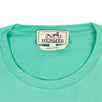 Embroidered 'Mors' Cotton T-Shirt - Green