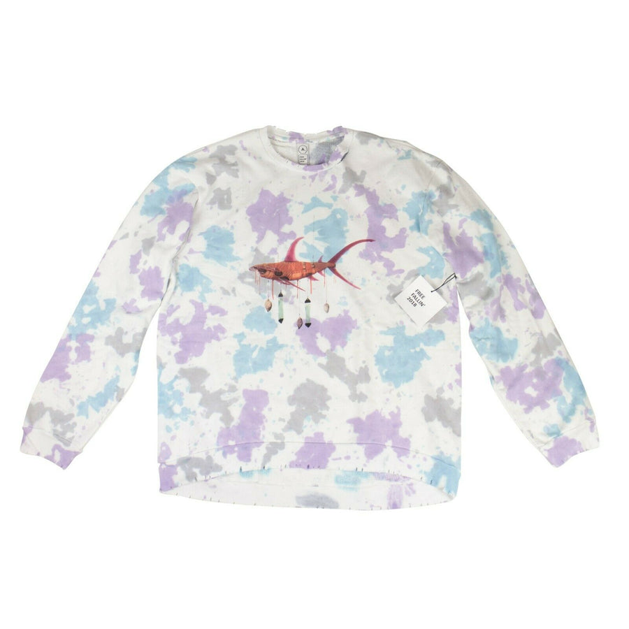Tie Dye Ashley Bickerton Perfect Pullover Sweatshirt - Multi